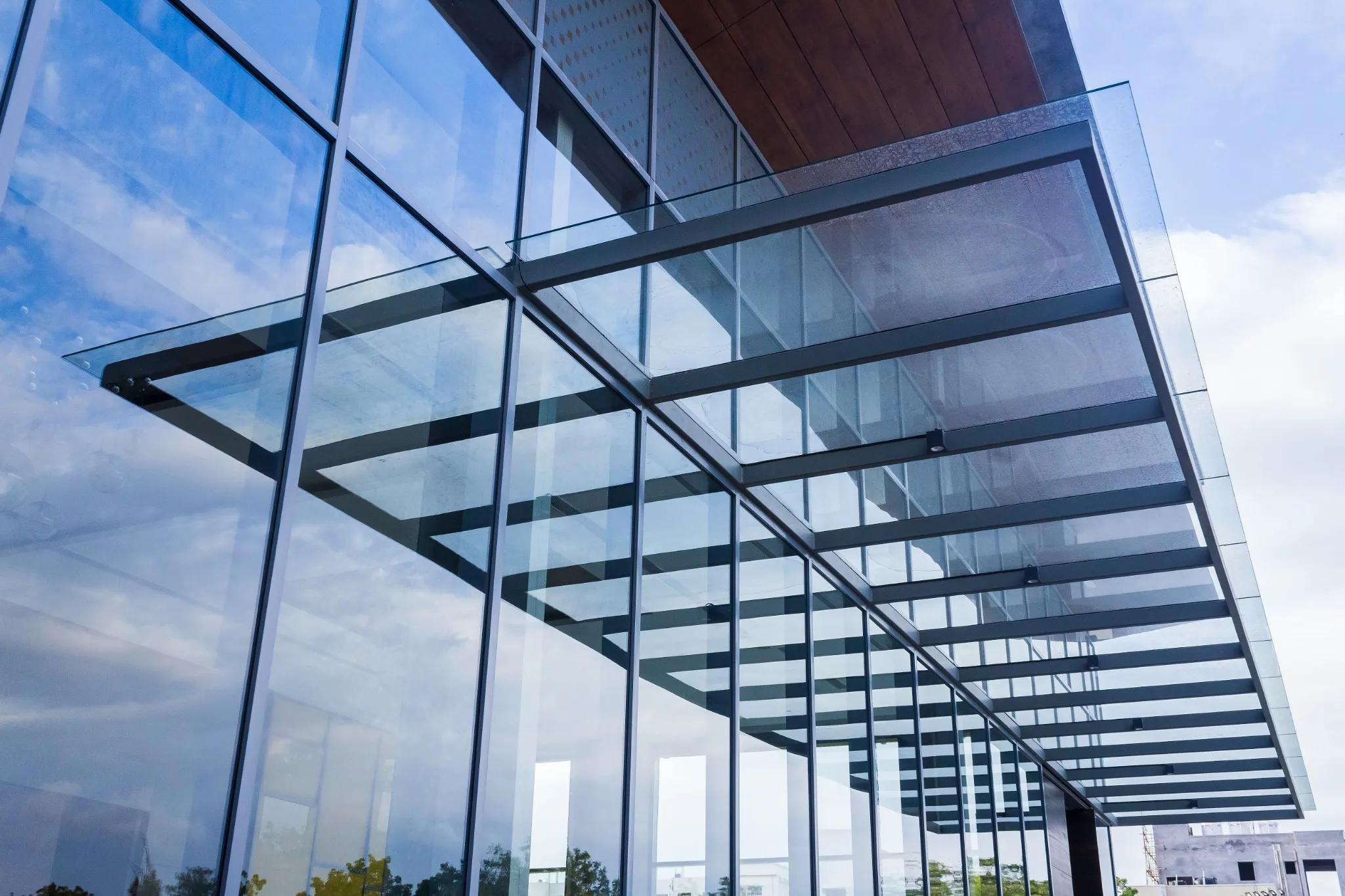 Auspecius glazing canopy detail