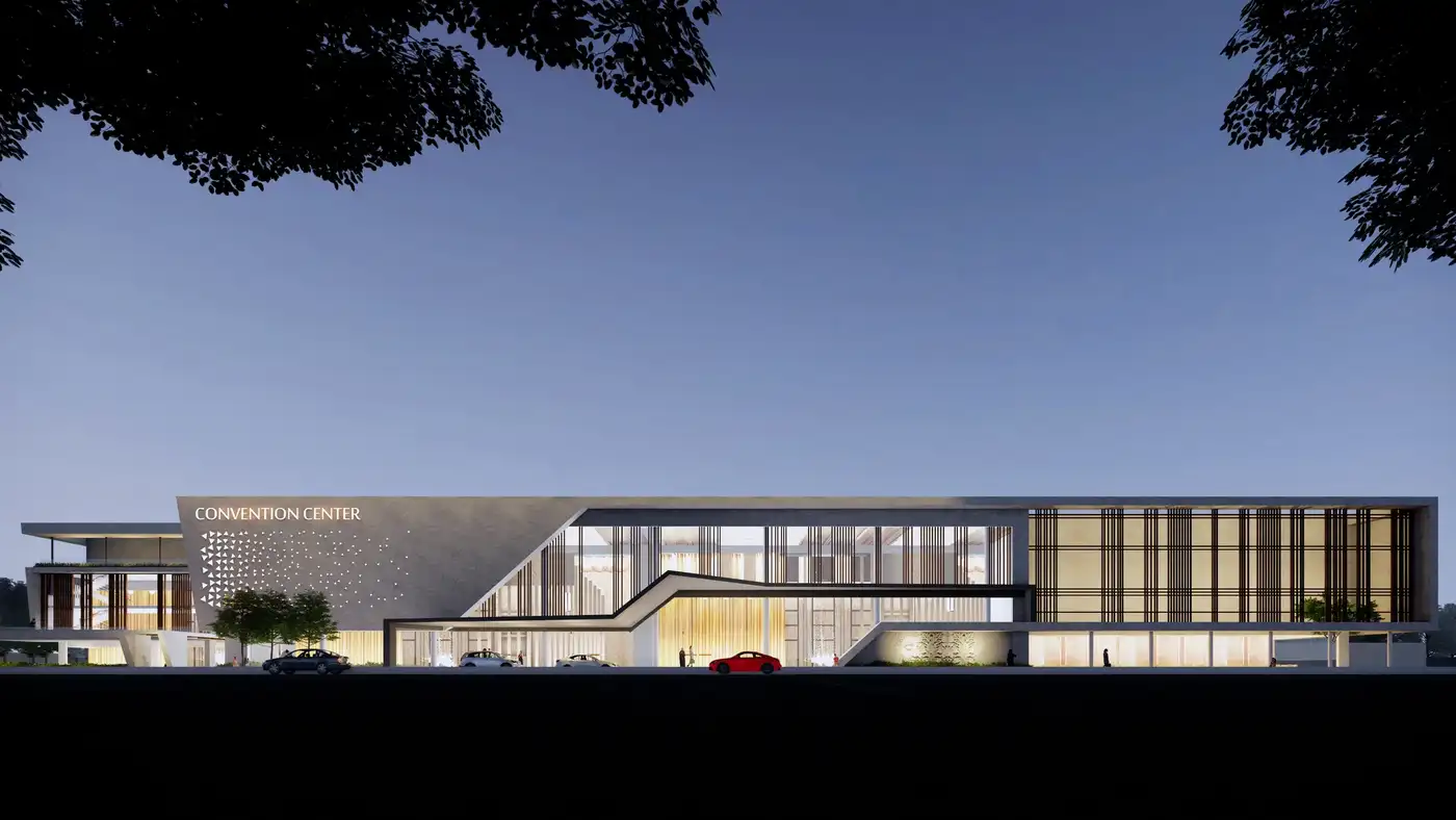 Bangalore Convention Centre corner perspective