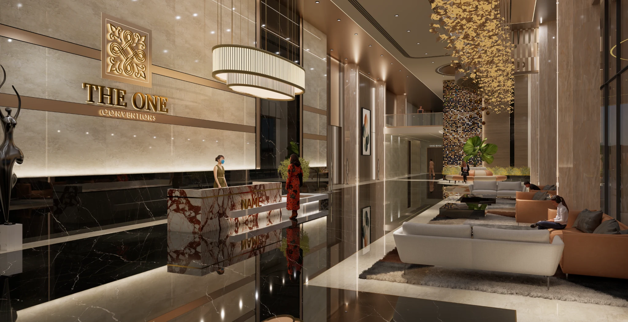 HY-ONE banquet hall interior