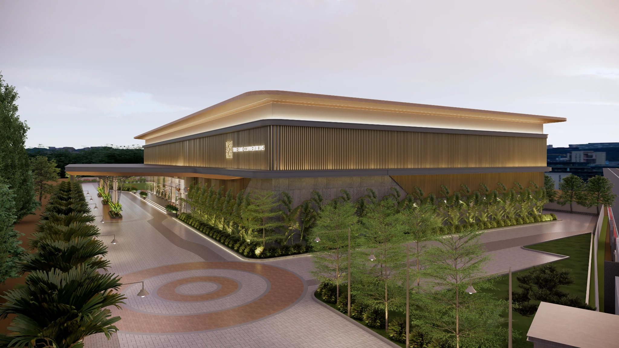 HY-ONE convention hall interior