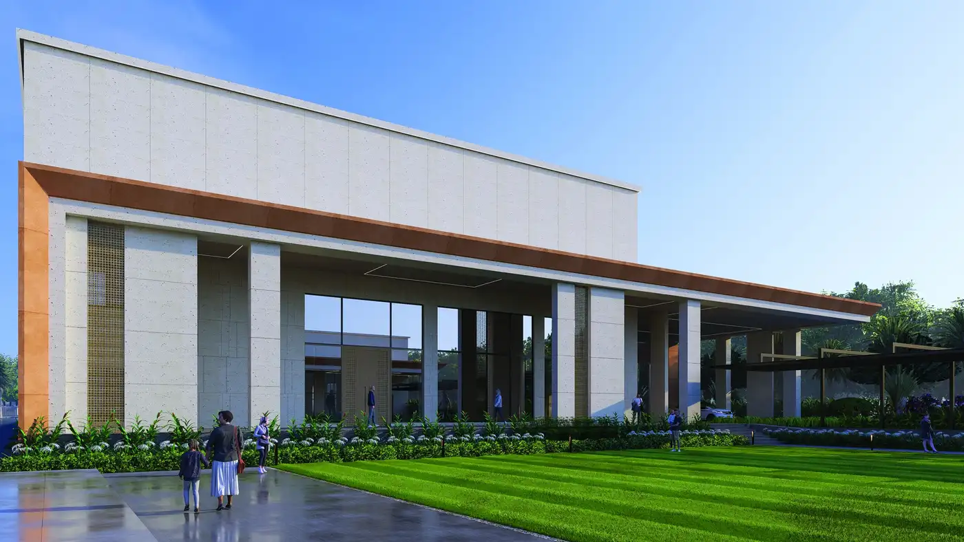 ONVA Convention arrival facade