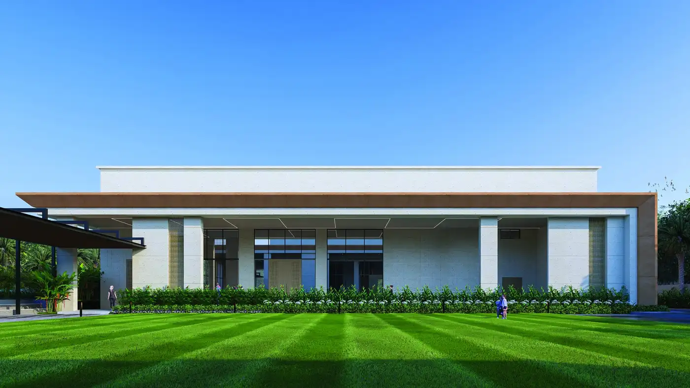 ONVA Convention side lawn frontage